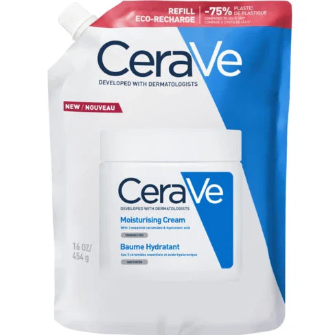 Cerave Moisturizing Refill Cream For Normal To Dry Skin 454Ml