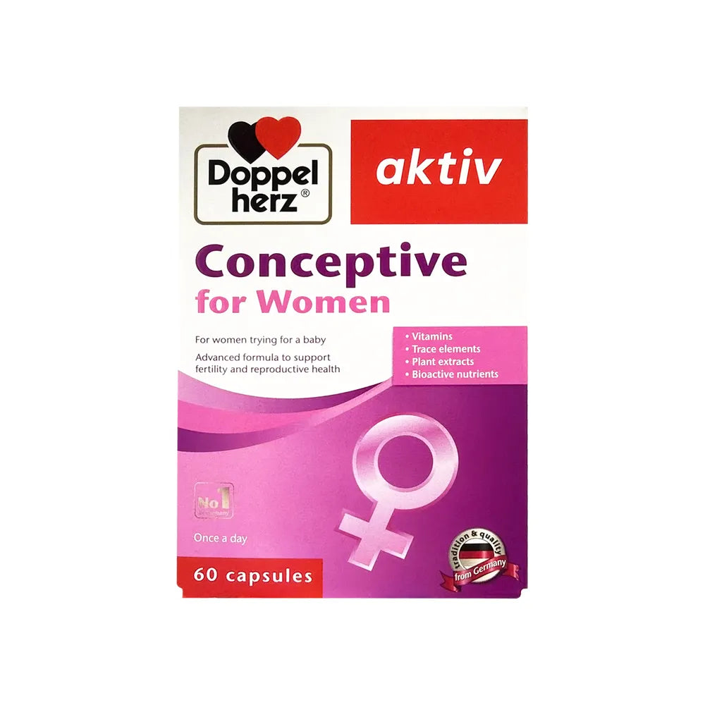 Doppel Herz Conceptive For Women 60 Capsules