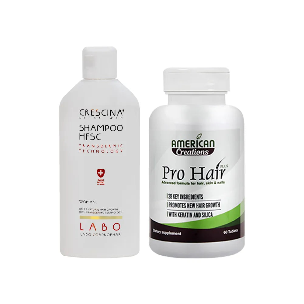 Pro Hair + crescina women shampoo