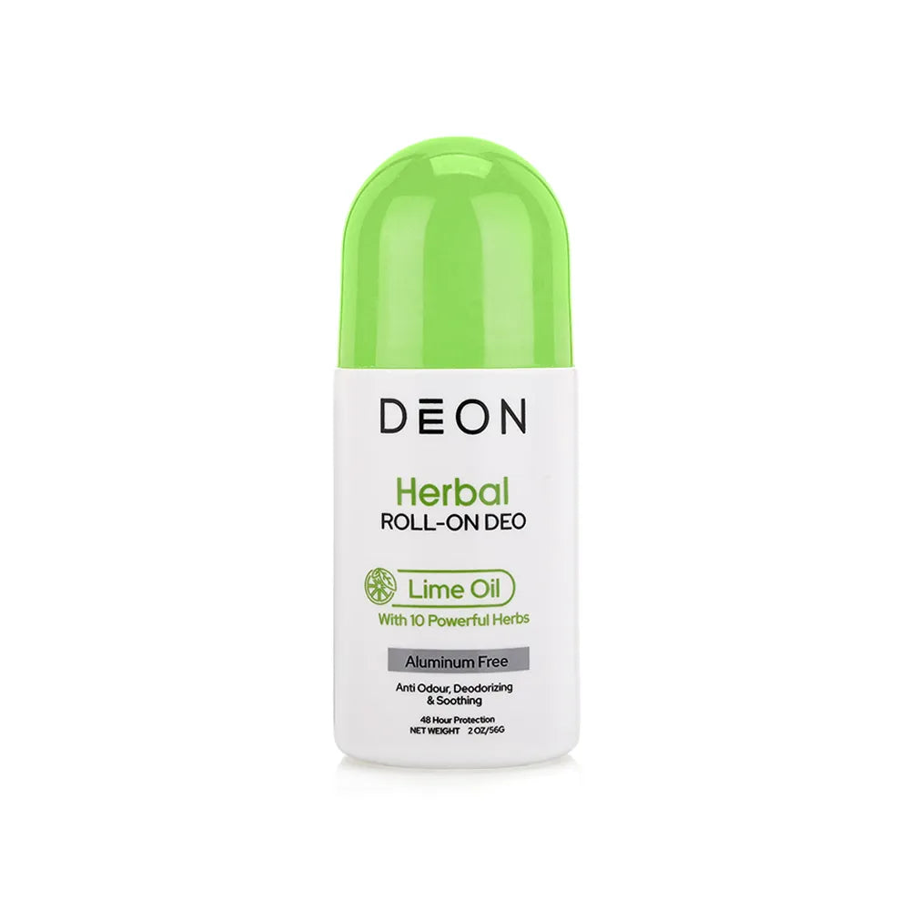 Deon Herbal Roll-On Deo 48H Lime Oil 56Gm
