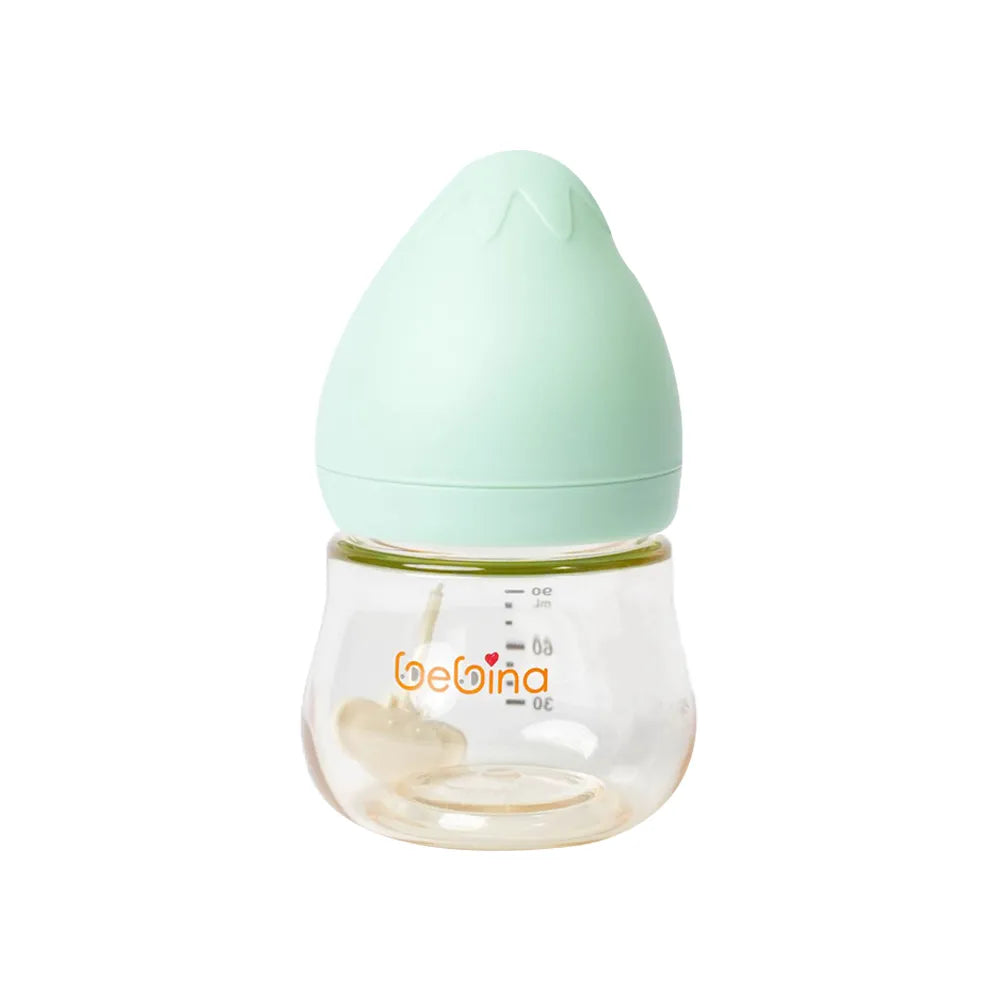 Bebina Baby Bottle - Light Green - 90 ml +0 M
