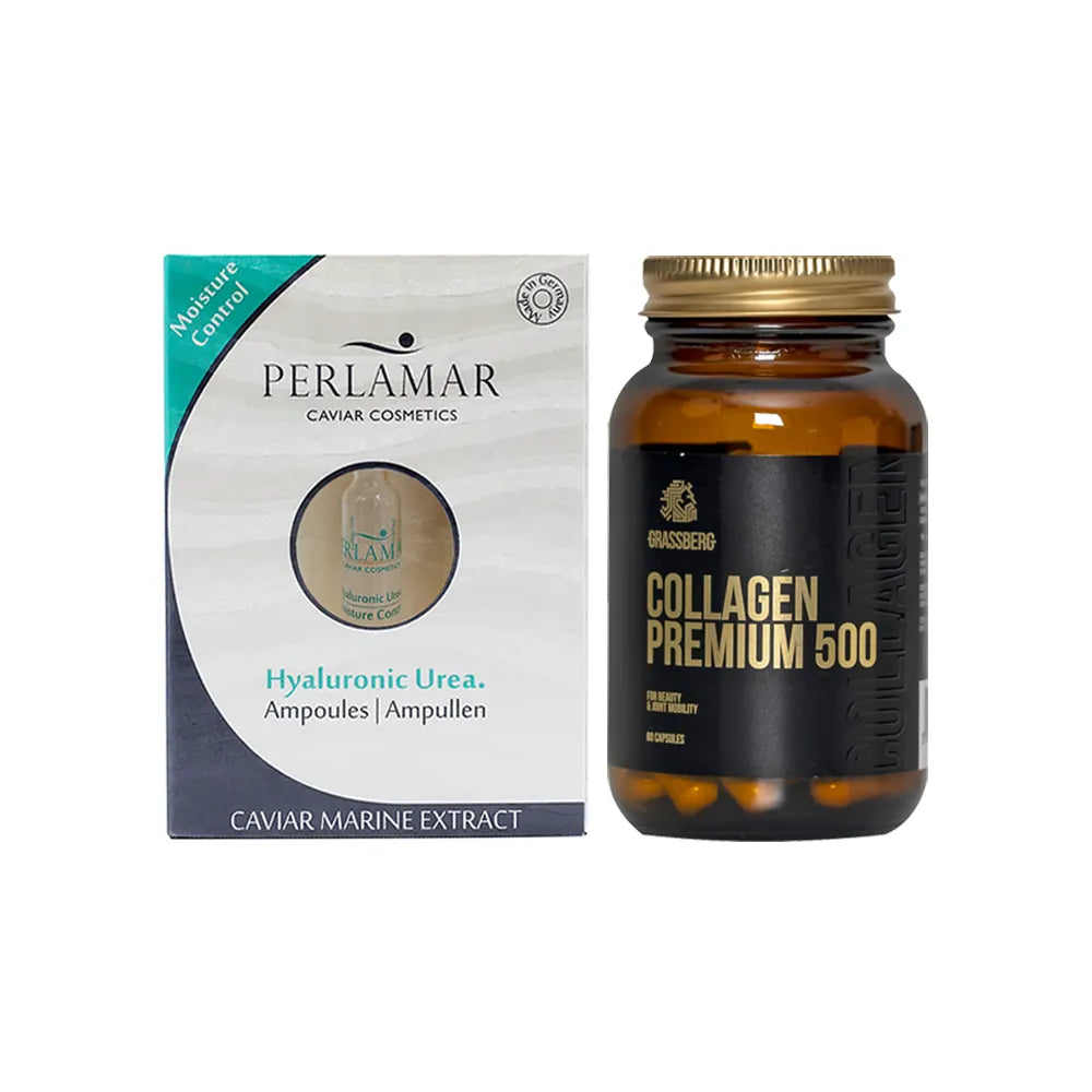 Perlamar Hyaluronic Urea Ampules + Grassberg Collagen