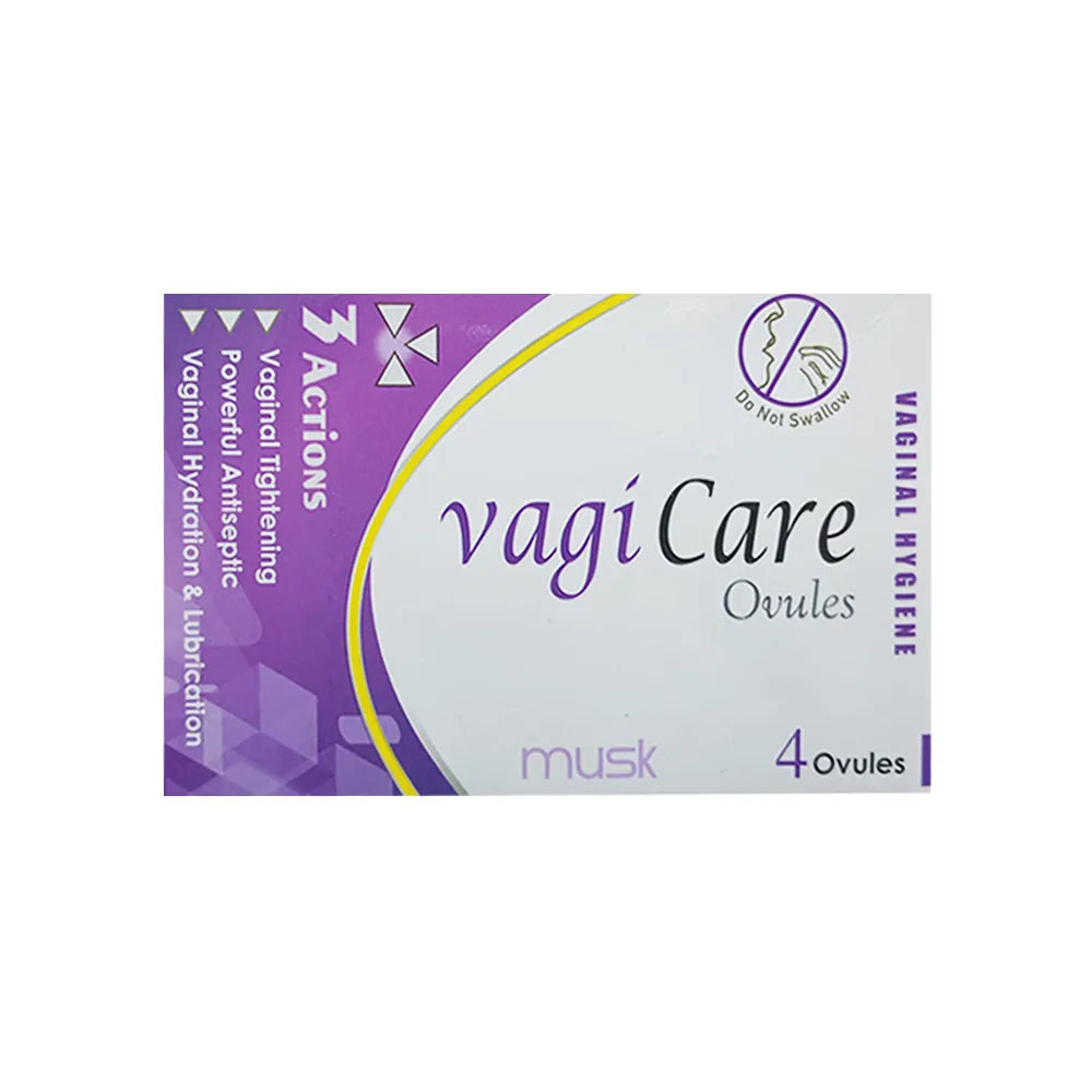 Vagicare Vaginal Ovules 4'S for vaginal care